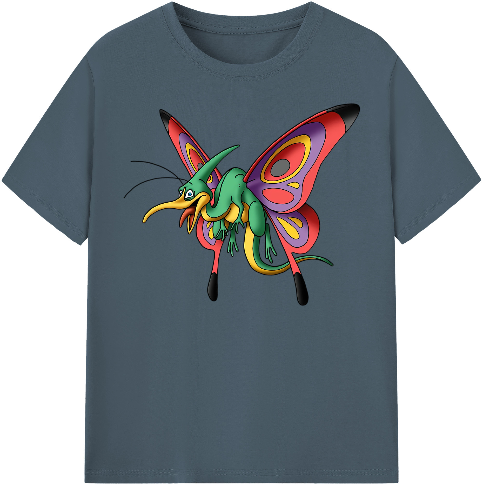（画像用） ドラゴンクエスト Doragon Kuesuto Dragon Quest 綿100％半袖Tシャツ（フロントプリント）